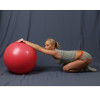 L 0165b_Мяч гимнастический для фитнеса 65см в коробке с насосом(красный)